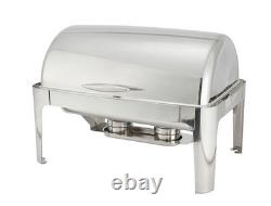 Winco 601 Madison 8 Quart Stainless Steel Full Size Chafing Dish