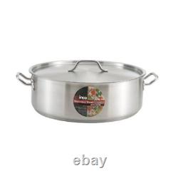 Winco SSLB-10, 10-Quart Premium Stainless Steel Induction