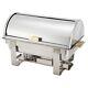 Winware Chafer, 8 Quart, Stainless Steel Roll Top