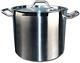 Winware Sst-40 Stainless Steel 40 Quart Stock Pot With Cover