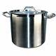 Winware Sst-40 Stainless Steel 40 Quart Stock Pot With Cover