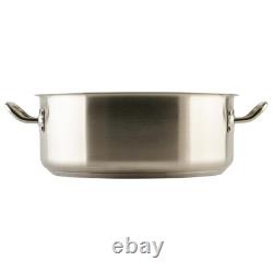 Winware Stainless Steel 15 Quart Brasier with Cover