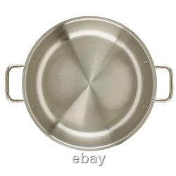 Winware Stainless Steel 15 Quart Brasier with Cover
