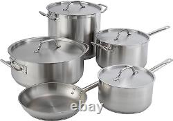 Winware Stainless Steel 30 Quart Brasier with Cover