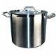 Winware By Winco Stainless Steel Stock Pot With Cover