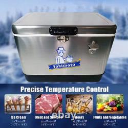 Yakimoto 54-Quart Stainless Steel Cooler for Backyard Garden Family Gatherings