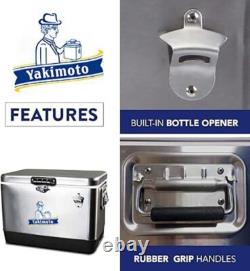 Yakimoto 54Quart stainless steel Insulated Cooler, 5-7 Days Retention, - FREE SHIP
