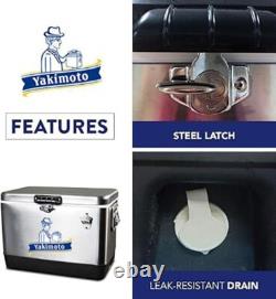Yakimoto 54Quart stainless steel Insulated Cooler, 5-7 Days Retention, - FREE SHIP