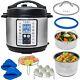 Yedi 9-in-1 Total Package Instant Programmable Pressure Cooker, 6 Quart, Silver