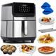 Yedi Evolution Air Fryer, 6.8 Quart, Stainless Steel, Ceramic Cooking Basket