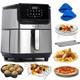 Yedi Evolution Air Fryer, 6.8 Quart, Stainless Steel, Ceramic Cooking Basket
