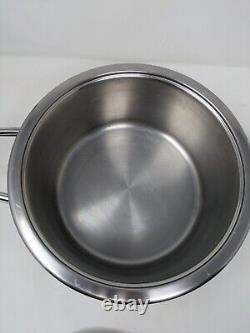 ZEPTER Stainless 18/10 10 Quart Pot Skillet with Thermo Control Lid 231150