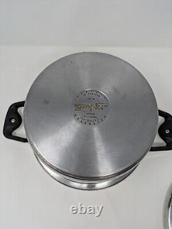 ZEPTER Stainless 18/10 10 Quart Pot Skillet with Thermo Control Lid 231150