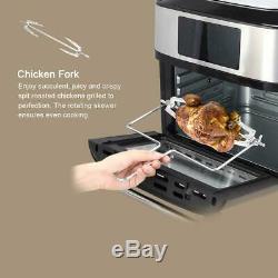 ZOKOP 1800W 16L Multi-functional Air Fryer Oven All-in-One 16.9 Quart Grill Home