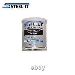 1 Quart STEEL-IT 1002Q Revêtement en polyuréthane en acier inoxydable gris