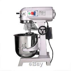 3 Vitesse Commerciale Pâte Alimentaire Mixer 1100w 30 Pintes Pizza En Acier Inoxydable Boulangerie