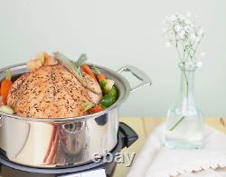 360 Cuisinière Lente En Acier Inoxydable (4 Quart), Pot De Stock Est Induction Cookware, Wate