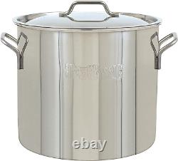 40-Quart Marmite en Acier Inoxydable avec Couvercle Ustensiles de Cuisine Maison Casseroles Cocotte