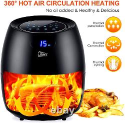 5.8 Fryers D'air En Acier Inoxydable Électrique Quart 1700-watt