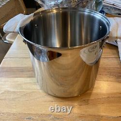 ALL-CLAD 8 Quart Pasta Pentola avec Couvercle NEUF