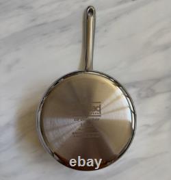 All-Clad D3 Everyday casserole en acier inoxydable poli de 1,5 litre avec couvercle NEUF
