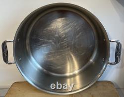 All-Clad LTD 12 Qt Rondeau - Couvercles Dôme et Plat Rare Fait à la Main USA