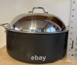 All-Clad LTD 12 Qt Rondeau - Couvercles Dôme et Plat Rare Fait à la Main USA