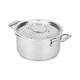All-clad Simply Strain, Faitout Multifonction En Acier Inoxydable Avec Couvercle Passoire, 6 Quarts