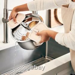 All-Clad Simply Strain, faitout multifonction en acier inoxydable avec couvercle passoire, 6 quarts