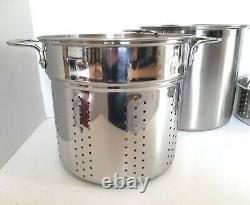 All-clad Stainless Steel 12-quart Multi-cooker W Strainers