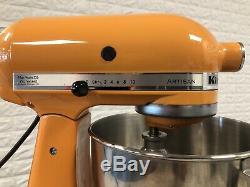 Artisan De Kitchenaid Mixer Orange 5 Pintes Modèle Ksm950pstg
