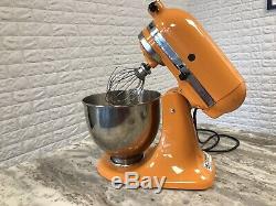 Artisan De Kitchenaid Mixer Orange 5 Pintes Modèle Ksm950pstg
