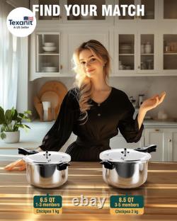 Auto-cuiseur, autocuiseur en acier inoxydable de 8 quarts, compatible avec l'induction