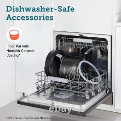 Autocuiseur Électrique 6 Quart Acier Inoxydable 9 en 1 Multicuiseur Instantané NOUVEAU