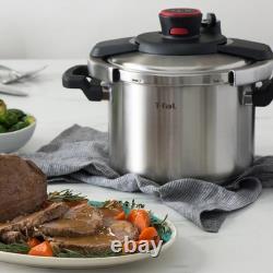 Autocuiseur T-fal Clipso pour cuisinière, 8 pintes, en acier inoxydable