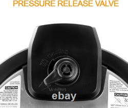 Autocuiseur électrique numérique en acier inoxydable de 6 quarts avec couvercle Autocuiseur électrique numérique en acier inoxydable de 6 quarts avec couvercle