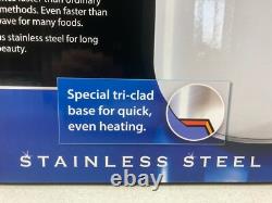 Autocuiseur en acier inoxydable Presto de 8 quarts. Compatible avec les plaques à induction ! 01370