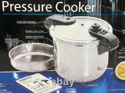 Autocuiseur en acier inoxydable Presto de 8 quarts. Compatible avec les plaques à induction ! 01370