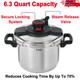Autocuiseur En Acier Inoxydable T-fal Clipso 6,3 Litres, Ustensiles De Cuisine à Induction, Casseroles