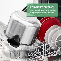 Autocuiseur en acier inoxydable T-Fal Clipso 6,3 litres, ustensiles de cuisine à induction, casseroles
