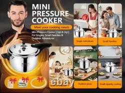 Autocuiseur en acier inoxydable compact de 2 litres - Cuisson rapide et sécurité assurée