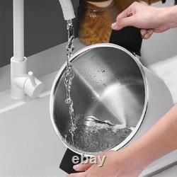 Autocuiseur en acier inoxydable de 4 quarts, ustensiles de cuisson en acier inoxydable 304 avec facilité