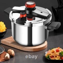 Autocuiseur en acier inoxydable de 4 quarts, ustensiles de cuisson en acier inoxydable 304 avec facilité