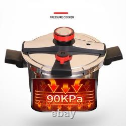 Autocuiseur en acier inoxydable de 4 quarts, ustensiles de cuisson en acier inoxydable 304 avec facilité