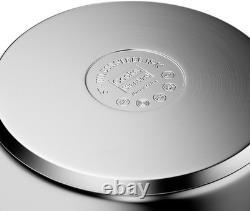 Batterie de cuisine en acier inoxydable 18/10, marmite de 16 quarts, pot de cuisson profond classique pour la mise en conserve Batterie de cuisine en acier inoxydable 18/10, marmite de 16 quarts, pot de cuisson profond classique pour la mise en conserve