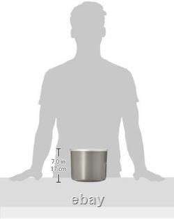Bol à congélation en acier inoxydable de 2 quarts ICE-30RFB en argent élégant