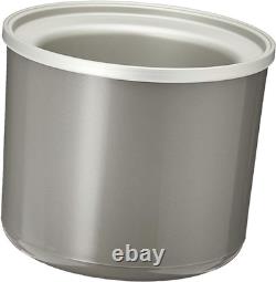 Bol à congélation en acier inoxydable de 2 quarts ICE-30RFB en argent élégant