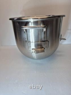 Bol de mélange en acier inoxydable de 30 quart Hobart VMLH-30 pour mélangeurs commerciaux