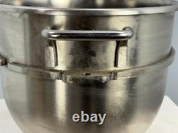 Bol en acier inoxydable de 30 quarts Hobart, ensemble complet OEM de fouet et de paddle