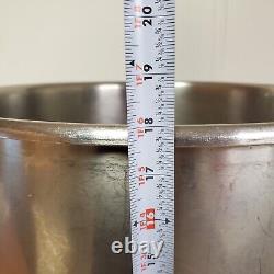 Bol mélangeur en acier inoxydable de 60 litres pour cuisine commerciale